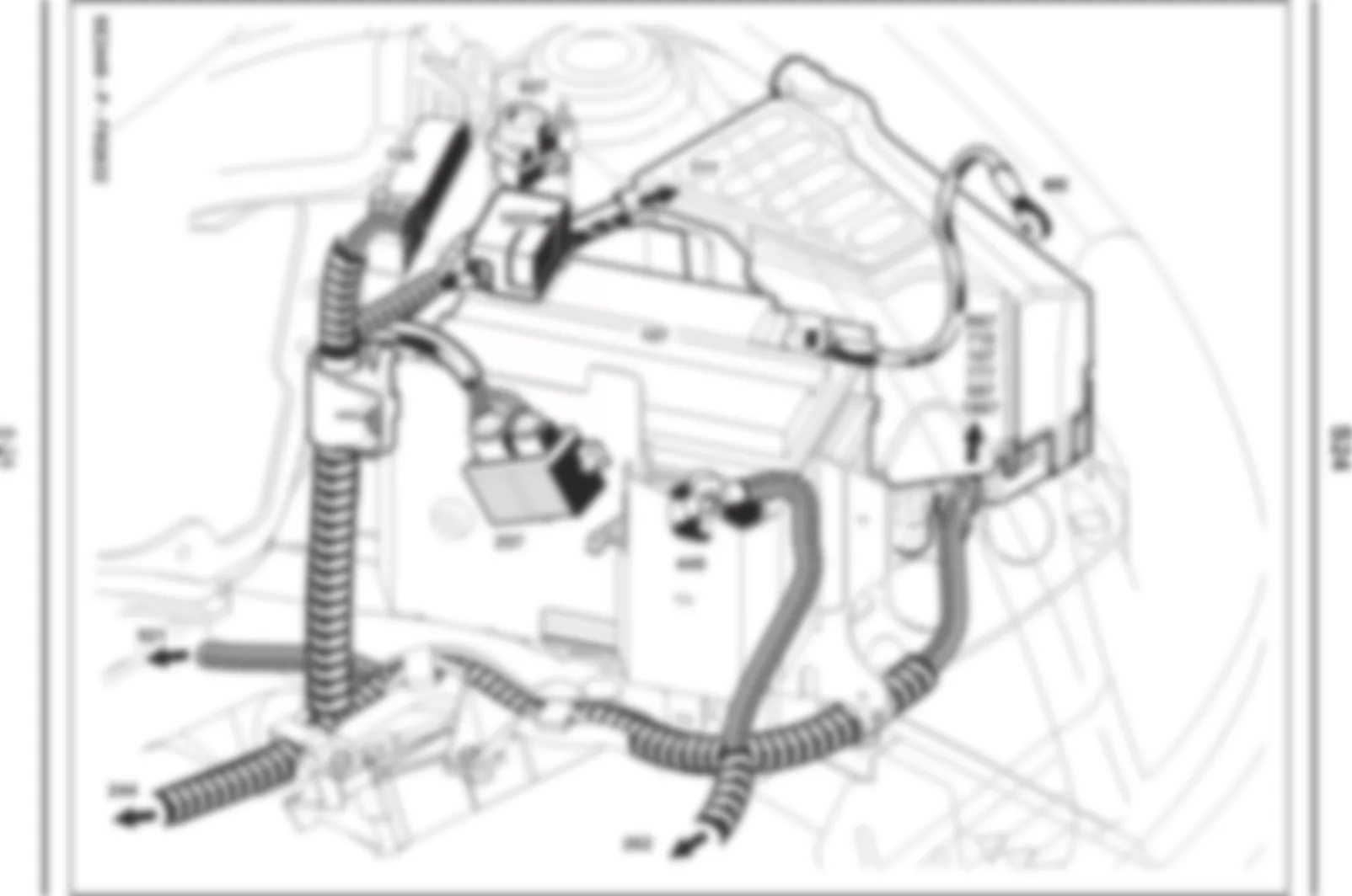 Электросхема ДАТЧИК УРОВНЯ ТОПЛ. И ТОПЛ. НАСОС для Renault Kangoo II ...